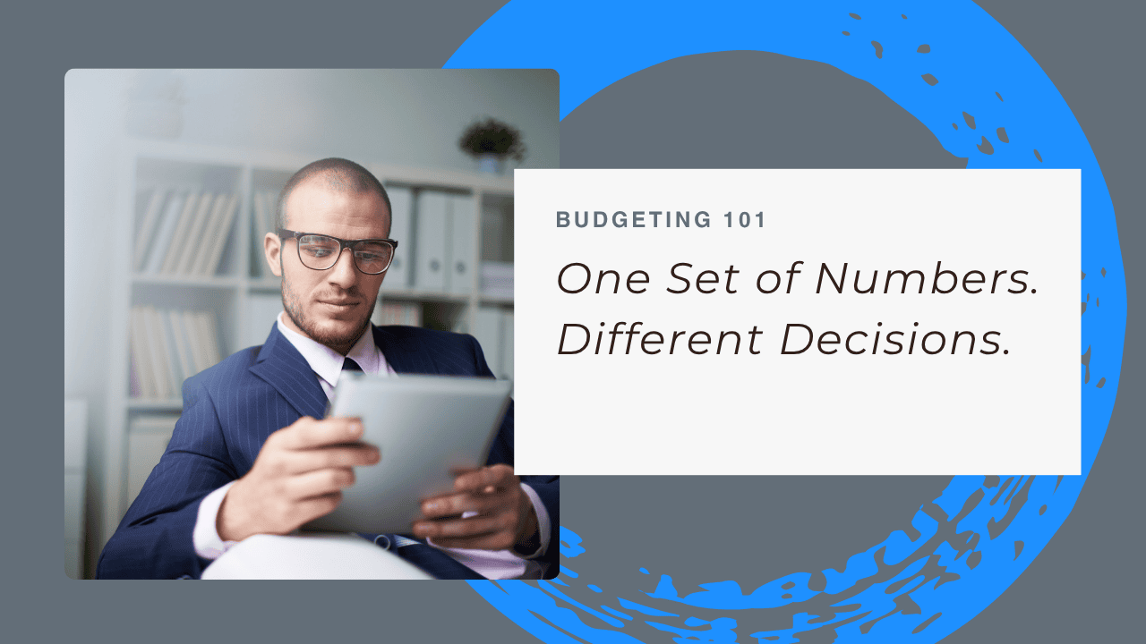 One Set of Numbers. Different Decisions.